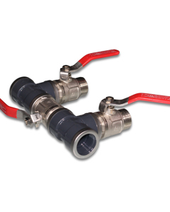 By-pass cpl 1" w/connection PVC for medicator